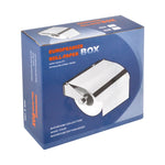 Porta fazzoletti da parete in acciaio inox Porta fazzoletti da bagno in acciaio inox Porta carta igienica, Roll Tissue Box Holder