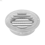 Cappa per uccelli a testa piatta in acciaio inox con parete esterna, resistente alla pioggia e agli insetti, 70mm, 80mm, 00mm, 120mm, 150mm, 160mm, 180mm, 200mm