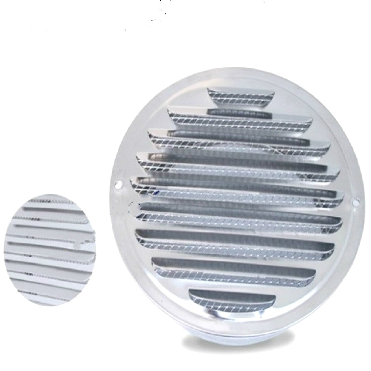Cappa per uccelli a testa piatta in acciaio inox con parete esterna, resistente alla pioggia e agli insetti, 70mm, 80mm, 00mm, 120mm, 150mm, 160mm, 180mm, 200mm