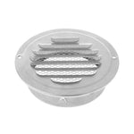 Cappa per uccelli a testa piatta in acciaio inox con parete esterna, resistente alla pioggia e agli insetti, 70mm, 80mm, 00mm, 120mm, 150mm, 160mm, 180mm, 200mm
