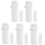 5 pezzi di allarme antifurto wireless per porte e finestre, allarme magnetico per porte, attrezzature di sicurezza per la casa