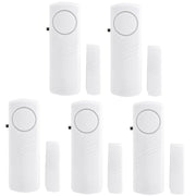 5 pezzi di allarme antifurto wireless per porte e finestre, allarme magnetico per porte, attrezzature di sicurezza per la casa