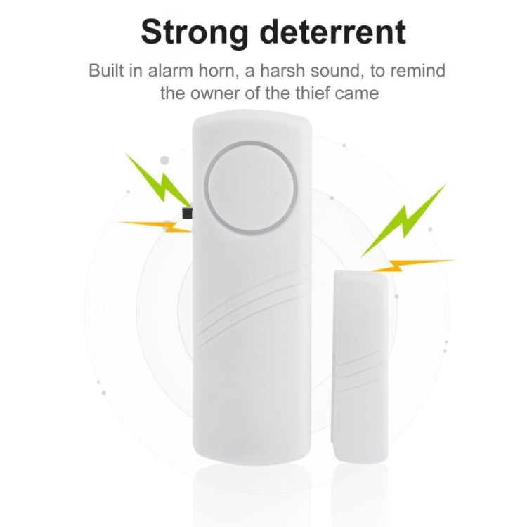 5 pezzi di allarme antifurto wireless per porte e finestre, allarme magnetico per porte, attrezzature di sicurezza per la casa