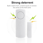 5 pezzi di allarme antifurto wireless per porte e finestre, allarme magnetico per porte, attrezzature di sicurezza per la casa