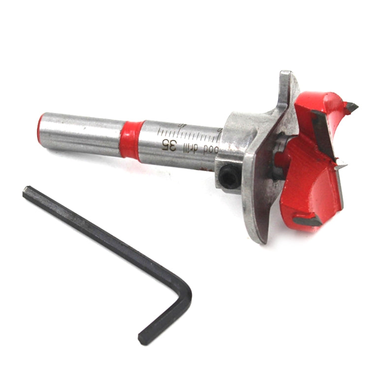 Alesatore speciale per cerniera per trapano ad ala piatta con punta per lavorazione del legno da 35 mm, Woodworking Bit