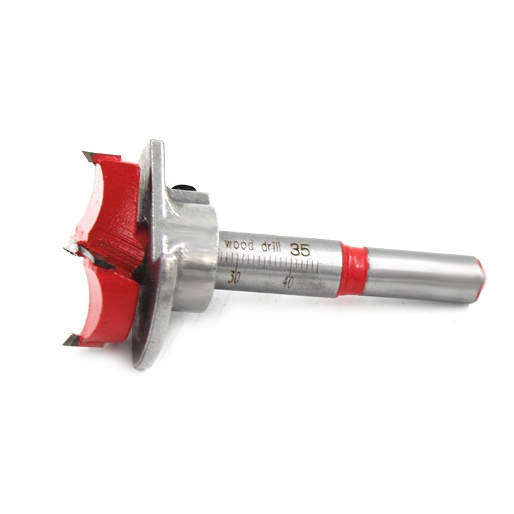 Alesatore speciale per cerniera per trapano ad ala piatta con punta per lavorazione del legno da 35 mm, Woodworking Bit