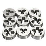 Modello di matrice a mano Set di matrici per maschiatura Maschiatura manuale Foro per filettatura, 20 In 1, 40 In 1