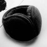 Cappello invernale per uomo e donna che copre le orecchie in pelliccia di coniglio, paraorecchie calde lavorate a maglia, cappello di protezione per le orecchie