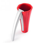 Gadget per utensili da cucina a forma di imbuto in lega di zinco, schiaccianoci, apriscatole per noci, Funnel Shape Red, Funnel Shape Black