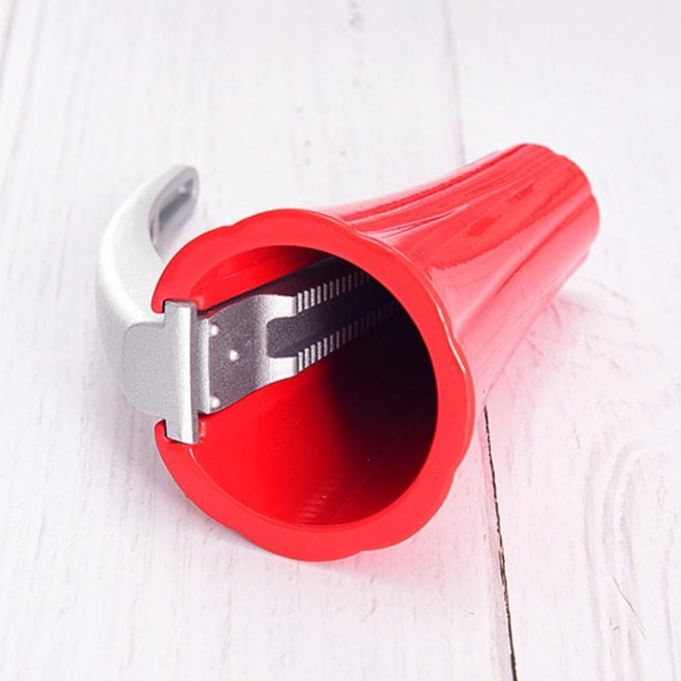Gadget per utensili da cucina a forma di imbuto in lega di zinco, schiaccianoci, apriscatole per noci, Funnel Shape Red, Funnel Shape Black