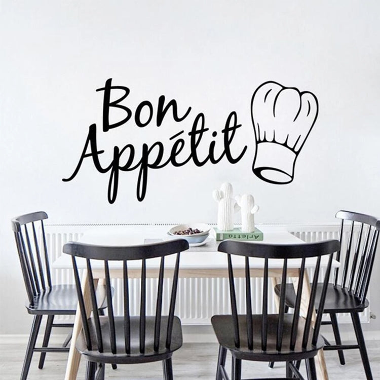 Decorazione della cucina Adesivi da cucina Adesivi da parete Bon Appetit Sfondi in vinile fai da te, Kitchen Decoration