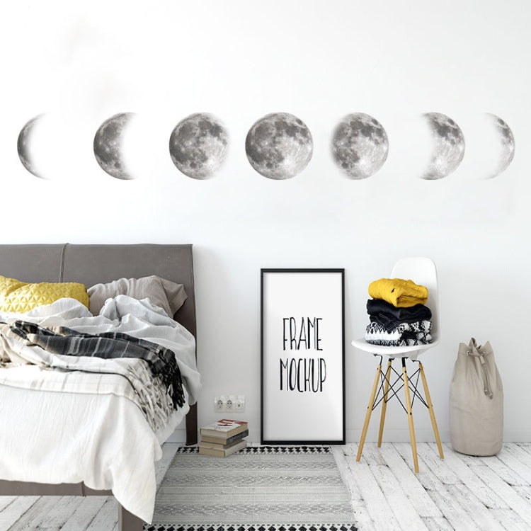 Adesivi murali Inkjet Carta da parati Luna Spazio Adesivi murali Luna Mezzaluna semplice