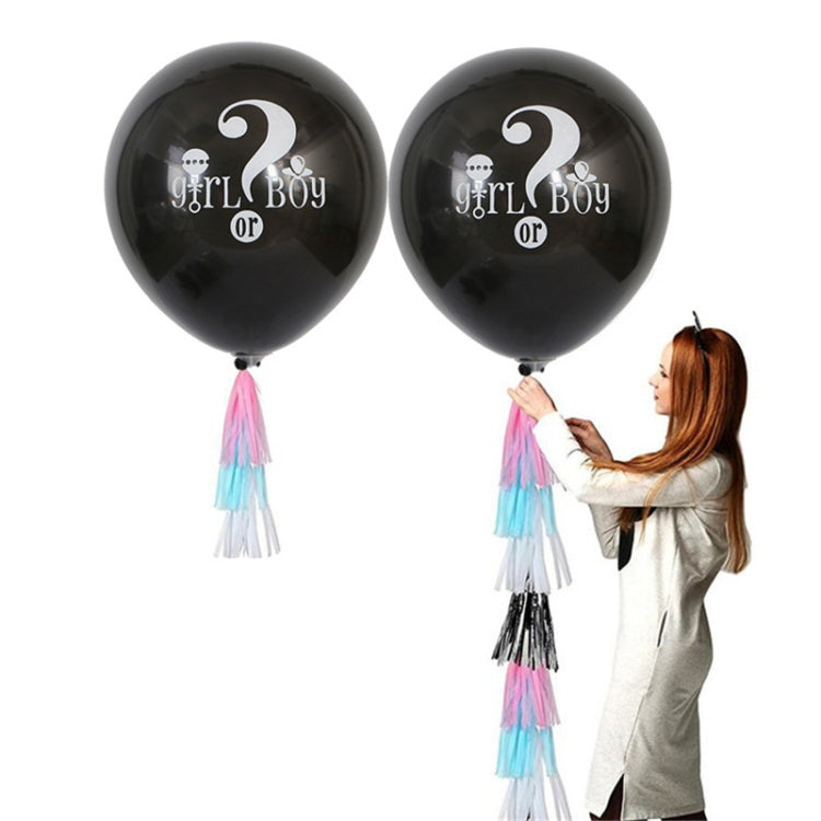 Decorazione per spettacolo di palloncini con coriandoli neri rivelati da 36 pollici