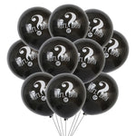 Decorazione per spettacolo di palloncini con coriandoli neri rivelati da 36 pollici