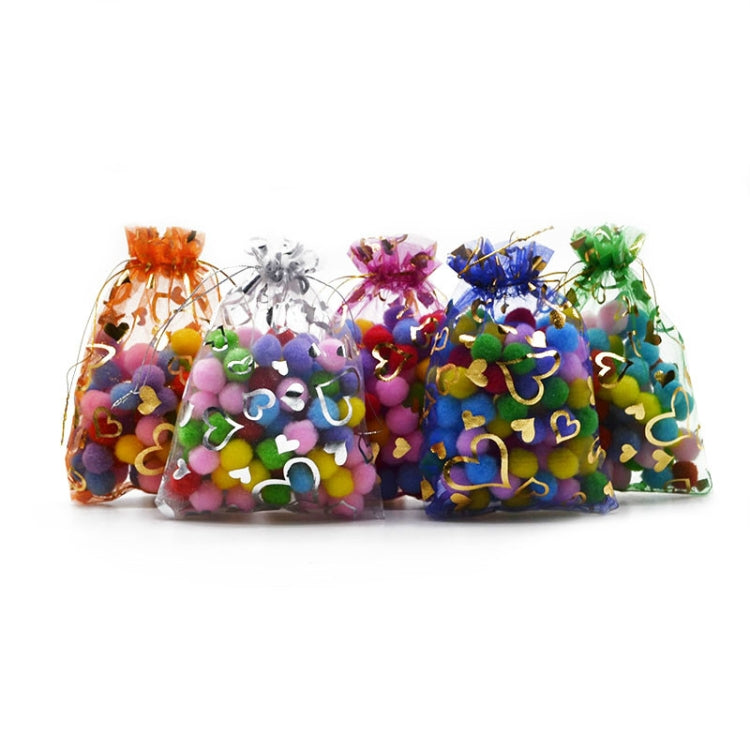 Sacchetti regalo da 100 pezzi Sacchetti in organza Sacchetti per imballaggio di caramelle e gioielli, 7x9cm, 10x12cm, 11x16cm, 13x18cm, 15x20cm, 17x23cm, 20x30cm