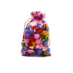Sacchetti regalo da 100 pezzi Sacchetti in organza Sacchetti per imballaggio di caramelle e gioielli, 7x9cm, 10x12cm, 11x16cm, 13x18cm, 15x20cm, 17x23cm, 20x30cm