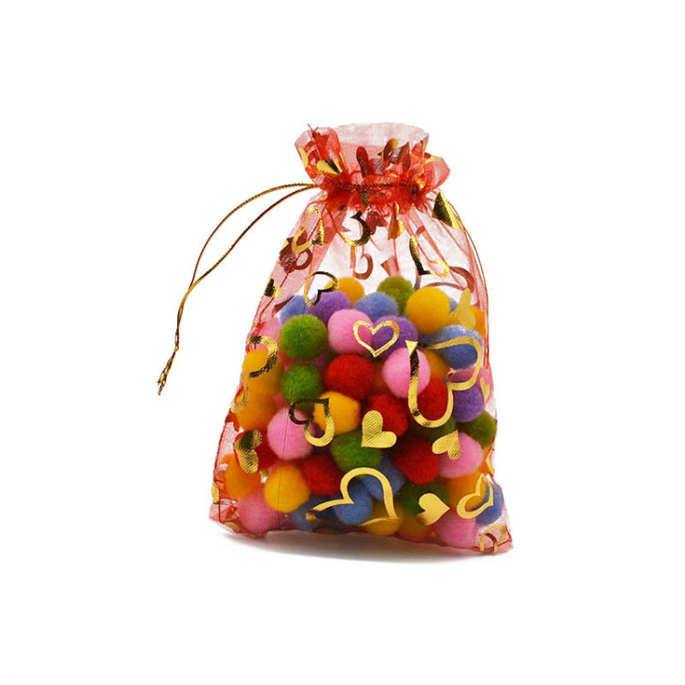 Sacchetti regalo da 100 pezzi Sacchetti in organza Sacchetti per imballaggio di caramelle e gioielli, 7x9cm, 10x12cm, 11x16cm, 13x18cm, 15x20cm, 17x23cm, 20x30cm