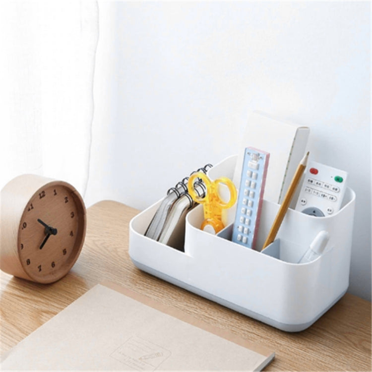 K204 Scatola di immagazzinaggio per rack da tavolo per cosmetici con griglia staccabile in plastica creativa