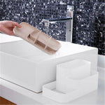 K204 Scatola di immagazzinaggio per rack da tavolo per cosmetici con griglia staccabile in plastica creativa