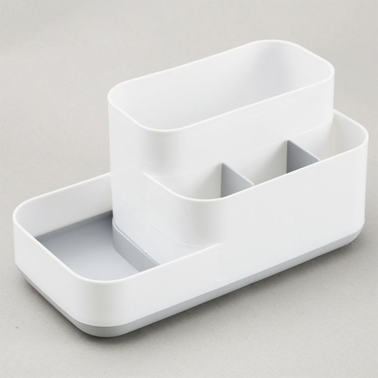 K204 Scatola di immagazzinaggio per rack da tavolo per cosmetici con griglia staccabile in plastica creativa