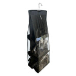 Organizer per borsetta pieghevole con 6 tasche e 3 strati, Black, Gray