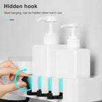 2 accessori per il bagno, mensola per doccia, treppiede rotante senza soluzione di continuità, rack di stoccaggio, treppiede da cucina