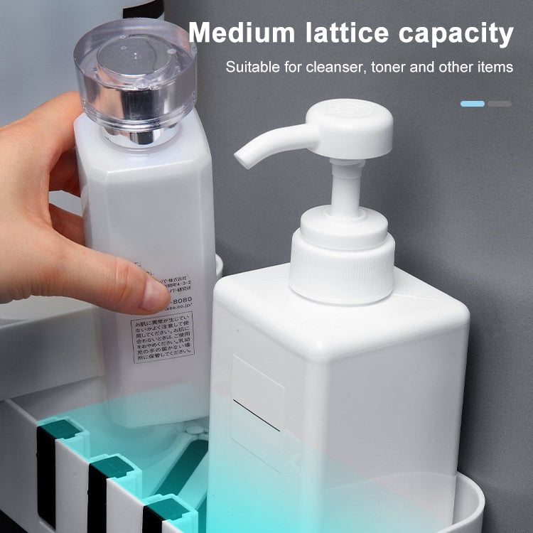 2 accessori per il bagno, mensola per doccia, treppiede rotante senza soluzione di continuità, rack di stoccaggio, treppiede da cucina