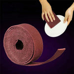10 pezzi di spugnetta in nylon per smeriglio, in acciaio inox, per lucidare la ruggine, strofinaccio per pulire i piatti da cucina, 7 cm x 5.7 m, 9 cm x 1 m, 9 cm x 5.7 m, 9 cm x 20 m