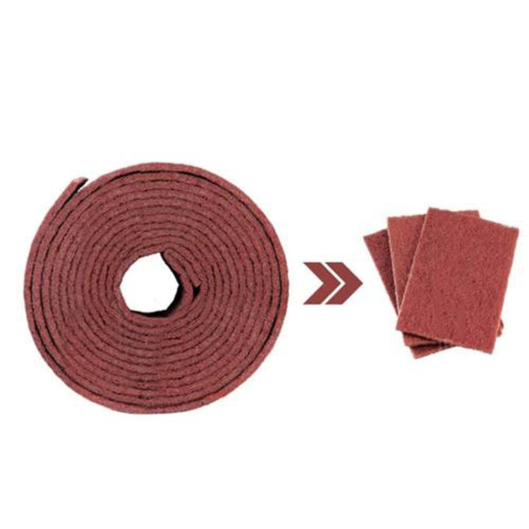 10 pezzi di spugnetta in nylon per smeriglio, in acciaio inox, per lucidare la ruggine, strofinaccio per pulire i piatti da cucina, 7 cm x 5.7 m, 9 cm x 1 m, 9 cm x 5.7 m, 9 cm x 20 m