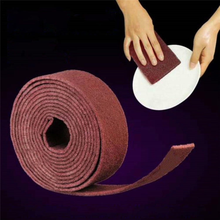 10 pezzi di spugnetta in nylon per smeriglio, in acciaio inox, per lucidare la ruggine, strofinaccio per pulire i piatti da cucina, 7 cm x 5.7 m, 9 cm x 1 m, 9 cm x 5.7 m, 9 cm x 20 m