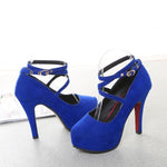 Scarpe da donna Tacchi alti a spillo con punta tonda, 34, 35, 36, 37, 38, 39, 40, 41