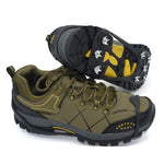 Copriscarpe antiscivolo per esterni con artiglio di ghiaccio a 8 denti per terreno innevato e ghiacciato, M（35-40 Yards）, L（41-45 Yards）