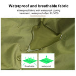 Copertura protettiva ultraleggera portatile per zaino antipolvere impermeabile regolabile, 35L, 45L, 55-60L, 70L, 80L