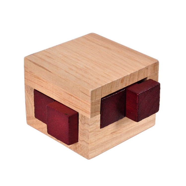 Giocattolo educativo per bambini in legno per adulti Lucchetto Kongming Lucchetto in quercia Luban, Kongming Lock