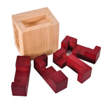 Giocattolo educativo per bambini in legno per adulti Lucchetto Kongming Lucchetto in quercia Luban, Kongming Lock