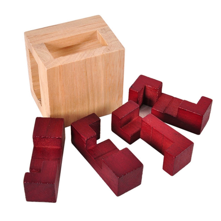Giocattolo educativo per bambini in legno per adulti Lucchetto Kongming Lucchetto in quercia Luban, Kongming Lock