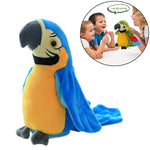 Pappagalli di peluche che registrano pappagalli parlanti torceranno le ali del ventaglio, giocattoli per bambini, Height 18cm