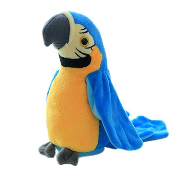 Pappagalli di peluche che registrano pappagalli parlanti torceranno le ali del ventaglio, giocattoli per bambini, Height 18cm