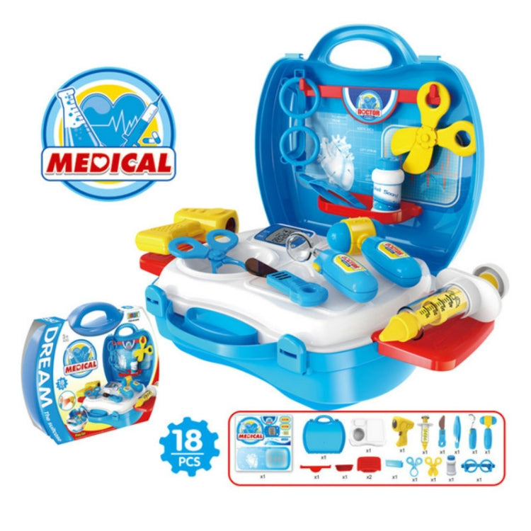 Simulazione per bambini Set di utensili per la tavola da cucina Cosmetici Finta di giocare a casa Giocattolo valigia, Medical, Kitchen, Supermaket, Tools, Makeup