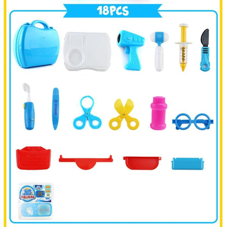 Simulazione per bambini Set di utensili per la tavola da cucina Cosmetici Finta di giocare a casa Giocattolo valigia, Medical, Kitchen, Supermaket, Tools, Makeup