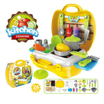 Simulazione per bambini Set di utensili per la tavola da cucina Cosmetici Finta di giocare a casa Giocattolo valigia, Medical, Kitchen, Supermaket, Tools, Makeup