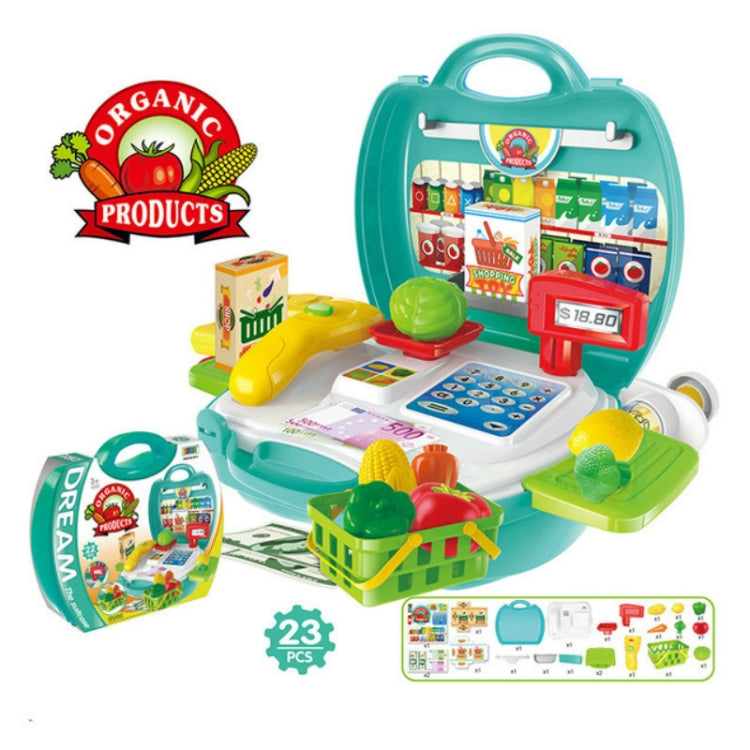Simulazione per bambini Set di utensili per la tavola da cucina Cosmetici Finta di giocare a casa Giocattolo valigia, Medical, Kitchen, Supermaket, Tools, Makeup