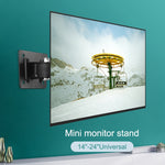 Supporto universale verticale per monitor TV 14-24 pollici