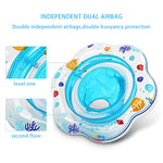 Anello da seduta con doppio anello da nuoto sotto le ascelle spesso per bambini in PVC Intime, Double Underarm Swimming Ring(Pink), Double Underarm Swimming Ring(Blue), Double Underarm Swimming Ring(Green)