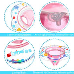 Anello da seduta con doppio anello da nuoto sotto le ascelle spesso per bambini in PVC Intime, Double Underarm Swimming Ring(Pink), Double Underarm Swimming Ring(Blue), Double Underarm Swimming Ring(Green)