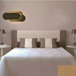 Creativo semplice camera da letto comodino soggiorno ristorante hotel sala studio corridoio corridoio luce LED torre pila lampada da parete, Black circle 18W, White circle 18W, Black square 18W, White square 18W