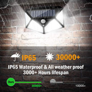 Lampada da parete solare a induzione 100 LED per esterni