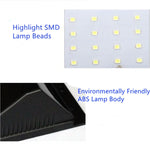 Lampada da parete solare a induzione 100 LED esterni