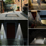 Lampada da parete solare a induzione 100 LED esterni