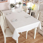 Tovaglia in cotone e lino addensato con giuntura dell'orlo, tovaglia lavabile per caffè, per banchetti nuziali, 90x90cm, 100x140cm, 140x140cm, 140x160cm, 140x180cm, 140x200cm, 140x220cm, 140x250cm, 100x160cm, 90x140cm, 130x180cm, 120x120cm